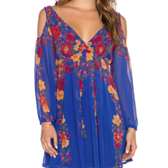 Free People Dresses & Skirts - Free People blue dress S